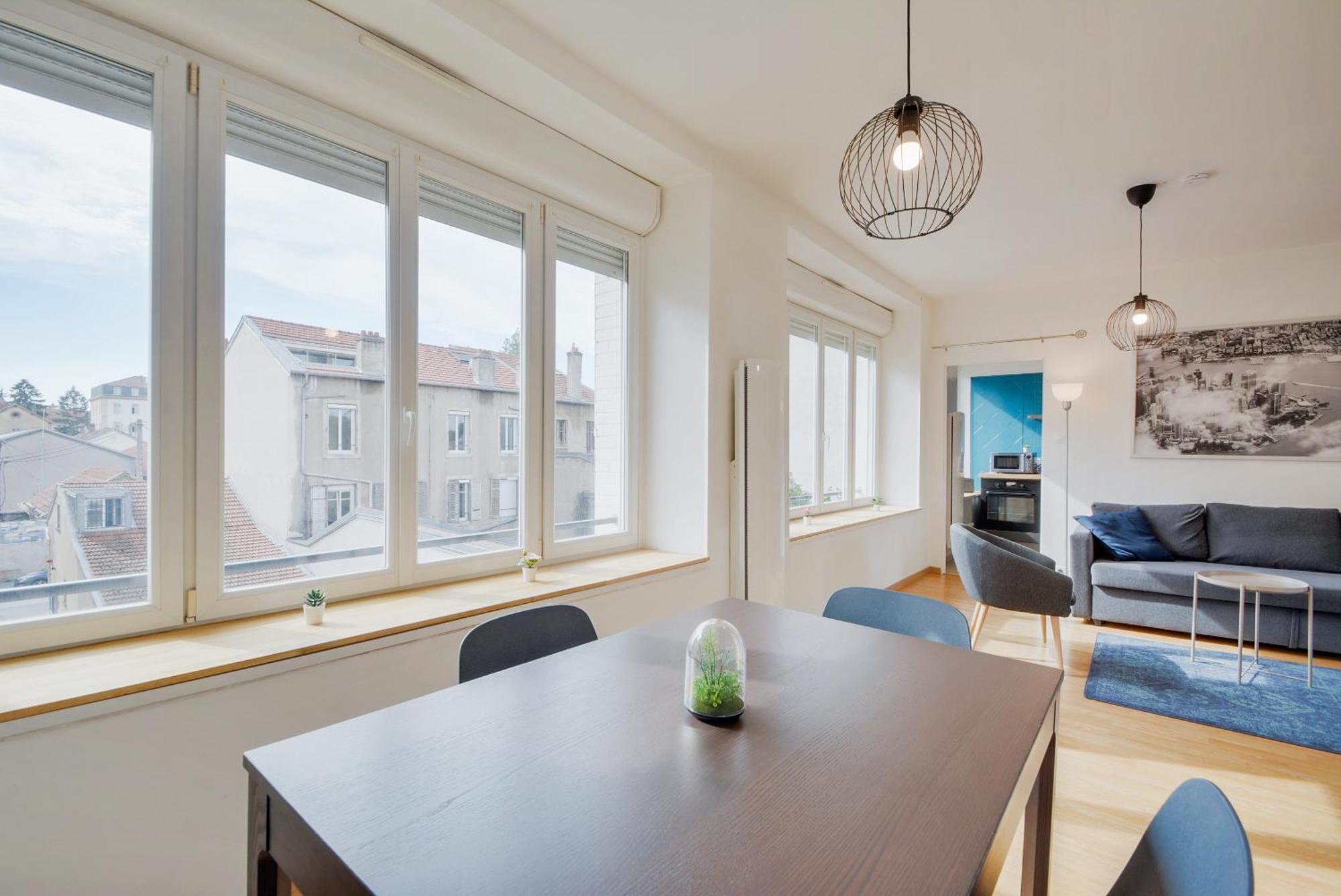 Апартаменти T3 Charmant 4* 65M² Parking @ Thermal / Artem Нансі Екстер'єр фото